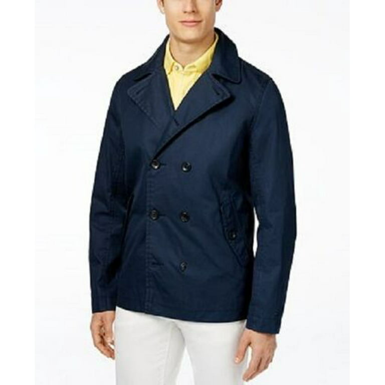 Tommy Men's Blackpoint Peacoat Coat Blue Medium M Jacket - Walmart.com