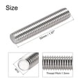 thumbnail image 3 of Unique Bargains M10 x 50mm Fully Threaded Rod 304 Stainless Steel Right Hand Threads 5 Pack, 3 of 4