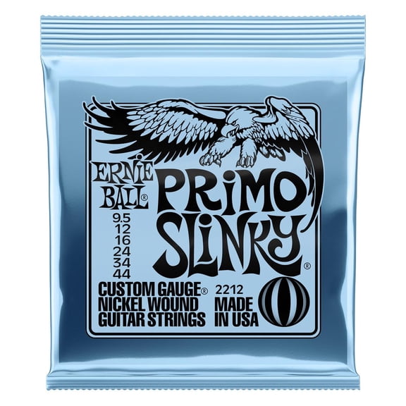 Ernie Ball Electric Guitar Carbon Steel Plain Strings, 5.50 in