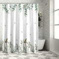 thumbnail image 4 of Fall Shower Curtain White Pumpkins Shower Curtains for Bathroom Green Leaves Bath Curtains Sets with Hooks for Autumn Thanksgiving Seasonal Bathroom Decor Polyester Fabric Waterproof 36 x 72 in, 4 of 6