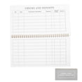 thumbnail image 2 of WEUVEB Check Register Accounting Adults Clear Forms 2pcs, 2 of 8