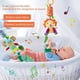 thumbnail image 2 of Juguetes colgantes para bebé, juguetes para bebé, cochecito de asiento de coche, juguetes compatibles con bebés, juguetes de sonajeros sensoriales suaves con campana de animales coloridos para bebés Afortunado Sencillez, 2 of 5