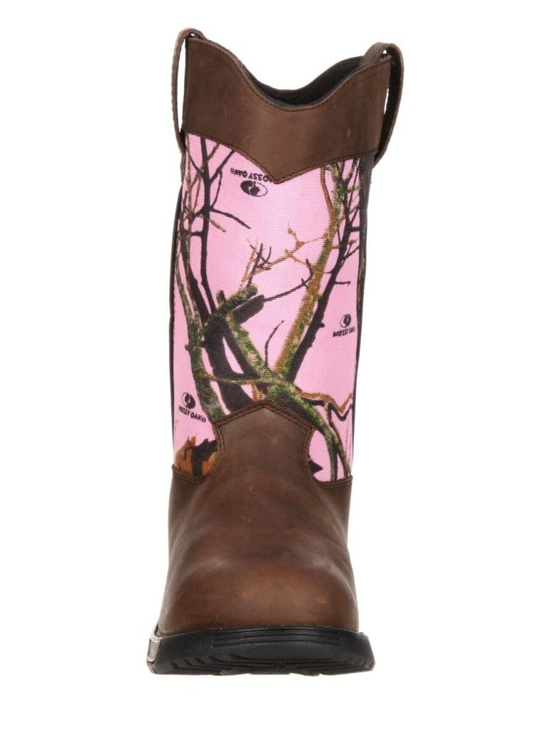 pink hunting boots