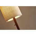 thumbnail image 2 of 10" X 10" X 65" Walnut Wood Floor Lamp, 2 of 2