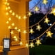 thumbnail image 1 of Cadena de luces Star Twinkle Star, paquete de 2, 200 LED, 15 m, color blanco cálido, 1 of 8