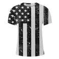 thumbnail image 4 of Independence Day Mens Summer Tops USA Star Stripes Graphic Tees Crew Neck Slim Fit 4th July Patriotic T-Shirts Memorial Day Shirts, 4 of 5