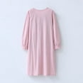 thumbnail image 2 of 4-17T Teens Girls Princess Lace Nightgowns Long Sleeve Sleepwear Dress Loose Sleepshirt Dress Homewear, 2 of 8