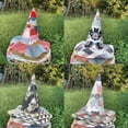 thumbnail image 2 of Jollup Halloween Witch Hat Vintage Cottagecore Style, Handmade Quilt Witch Hat, Renaissance Costume Witchy Vibes, 2 of 6
