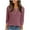 01 Pink, variant on Fewfanhot Sweaters for Women Fashion Long Sleeve Tops Pullover V Neck Casual Loose Sweatshirt