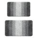 thumbnail image 4 of Alfombra de Baño Alfombras de Baño Conjuntos de 2 Piezas, Alfombra de Baño Tamaño 16,1x24 + 20x30 Pulgada Negro, 4 of 5