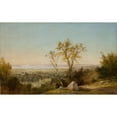 thumbnail image 3 of John Frederick Kensett 14x11 Black Modern Framed Museum Art Print Titled - Lake&nbsp;Champlain (19th&nbsp;Century), 3 of 5