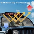 thumbnail image 4 of Yuyamidu Eagle Windshield Sun Shade for Jeep Wrangler JL JLU & Gladiator JT, Foldable Sun Visor Protector Blocks UV Rays and Keep Vehicle Cool, 4 of 7