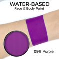 Purple Face Body Paint, Professional Water Based Face Painting Kit for