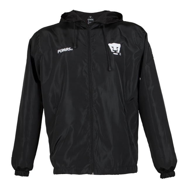 OLD SCHOOL SPORTS Pumas UNAM Chamarra Rompevientos Sport Negro/Blanco Hombre OLD SCHOOL SPORTS Pumas de la UNAM Pumas UNAM Sport repelente al agua