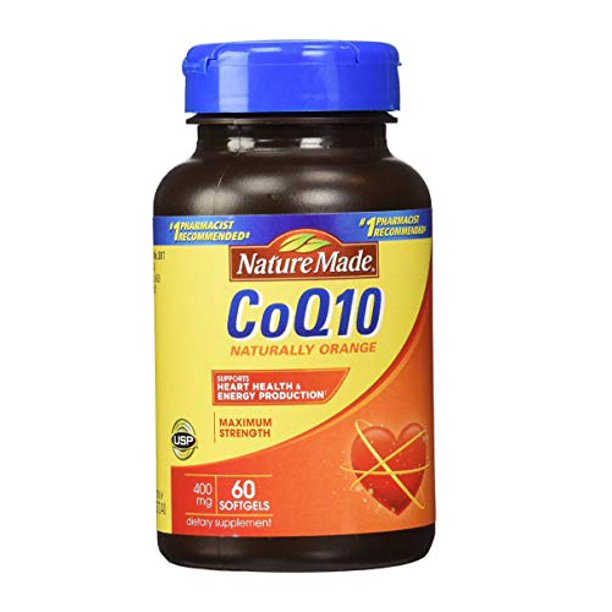 Nature Made CoQ10 Coenzyme Q10 400 mg 60 Softgels