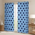 thumbnail image 2 of Homewish Kids Children Retro Polka Dots Curtains Pack of 2 (42x84 Each),Minimalist Circle Curtains Blackout,Mid Century Vintage Geometric Bedroom Curtains,Ultra Soft Home Decor, 2 of 6