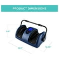 thumbnail image 7 of Heated Shiatsu Foot Massager for , Plantar Fasciitis, Neuropathy, Blood Circulation w/Compact Design - Navy Blue, 7 of 7