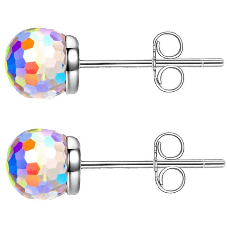Aurora borealis stud earrings best sale