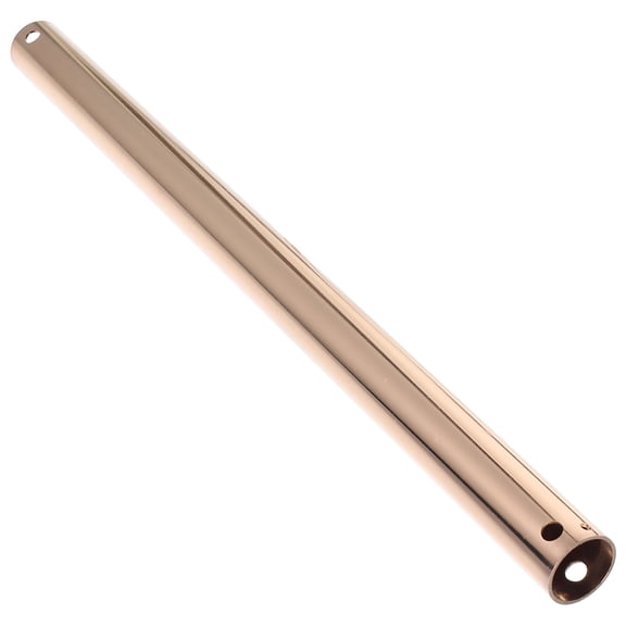 TEHAUX Adjustable Golden Metal Extension Rod for Ceiling Fan Light Fixtures with Sturdy Support