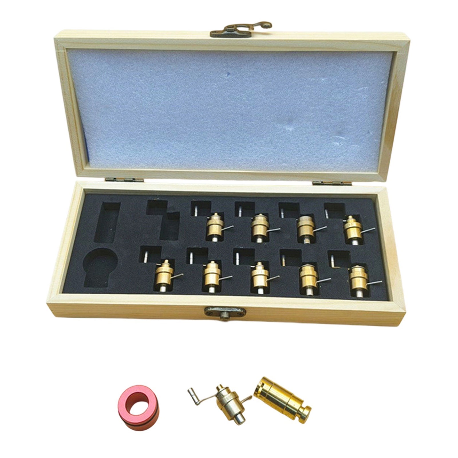 COOLHOOD Complete Watch Repair Winder Watch Winder Tool Set Durability Metal Design for Hobbyists and Professional