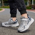 thumbnail image 7 of Kids Tennis Sneakers for Boys Girls, Breathable Mesh Hook and Loop Lightweight Athletic Shoes, 7 of 7