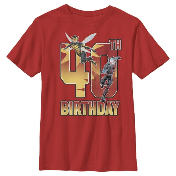 Boy's Marvel Ant-Man & Wasp 40th Birthday Graphic T-Shirt