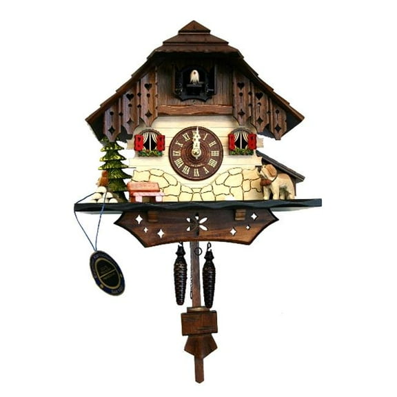 Alexander Taron  Engstler Battery-operated Cuckoo Clock - Full Size - Black Forest