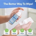 thumbnail image 6 of Refresh Liquid Wipe Free Toilet Paper Foam; Sensitive Skin Formula, Witch Hazel and Aloe, Light Natural Scent, 2 Count, 6 of 10