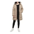 thumbnail image 5 of Rokka&Rolla Women's Heavy Long Winter Coat with Fleece Hood Parka Jacket, 5 of 12