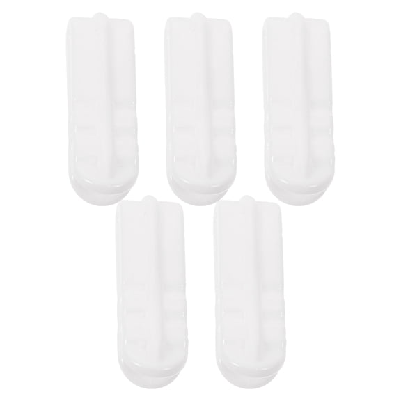 ELAYARD 5-Pack White Plastic Vacuum Bag Clips for Home Sealing, Easy to Use and Storage Clips