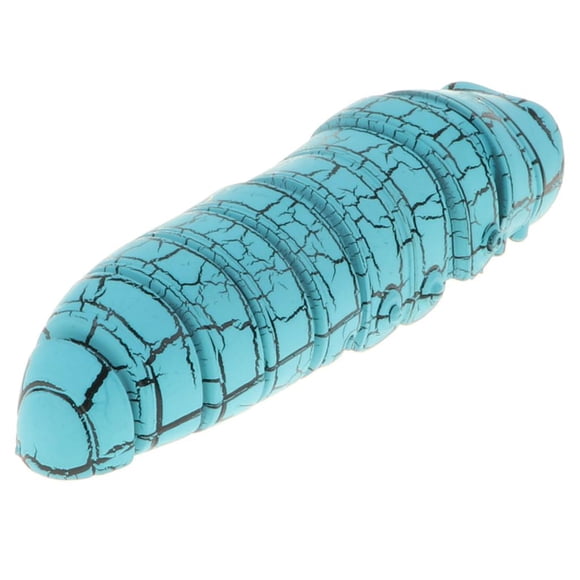 4'' Realistic Remote Control Caterpillar RC Bug Toy Party Tricks Xmas Gift Blue