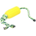thumbnail image 4 of YAHHU Corn‑Shaped Teething & Teeth‑Cleaning Dog Toy with Cotton Rope – Bite‑Resistant TPR, Dual‑Side Channels for Toothpaste & Treats, 4 of 13