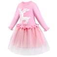 thumbnail image 2 of Vestido de tutú para niñas 2019, nuevo vestido de gasa de punto para niñas, ropa para fiestas de cumpleaños de Navidad para niñas pequeñas, 2/3-7T, 2 of 5