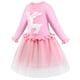 thumbnail image 2 of Vestido de tutú para niñas 2019, nuevo vestido de gasa de punto para niñas, ropa para fiestas de cumpleaños de Navidad para niñas pequeñas, 2/3-7T, 2 of 5