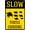 Warning Sign 2, variant on Turtle Crossing Street Sign - 8"x12" Slow Down Road Lawn Caution Security Sign, Wildlife Safety Decor for Home Shop Club Decoration