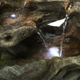 thumbnail image 3 of Alpine Corporation 3 Tier Rainforest Tabletop Fountain w/ LED Lights, 10 Inch Tall, 3 of 12