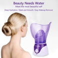 thumbnail image 3 of Vaporizador facial Huasida, inhalador de vapor personal para sauna, color morado, 3 of 5