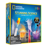 National Geographic RTNGEXPCHEMX Stunning Science Chemistry Set, 8 Years & up, 12 in H x 11 in L