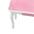 thumbnail image 5 of iRerts Kids Makeup Vanity Set, Wooden Kids Vanity Set with Tri-Folding Mirror and Stool, Girls Vanity Makeup Dressing Table with Drawer, Kids Bedroom Furniture Kids Vanity Table and Chair Set, Pink, 5 of 12