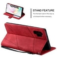 thumbnail image 3 of Dteck Case For Samsung Galaxy Note 10 Plus(6.8 inch), Luxury Magnetic Leather Card Holder Wallet Case Hybrid Protective Stand Shockproof Cover ,Red, 3 of 5