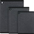thumbnail image 1 of Juego de tablas de cortar Kikcoin de plástico aptas para lavavajillas, 3 piezas, 1 of 7