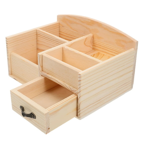 OUNONA 1Pcs Wooden Desk Organizer with Space-saving Function for Home and Office Use