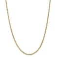 thumbnail image 1 of Leslie's Real 10kt Yellow Gold 3mm Concave Anchor Chain; 24 inch; Lobster Clasp; for Adults and Teens; for Women and Men, 1 of 5