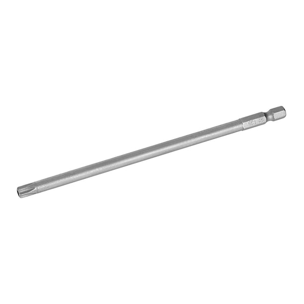 Brocas de destornillador Torx de vástago hexagonal de 1/4 pulgadas, longitud de 150 mm, TT35, destornillador de estrella de seguridad magnético, brocas S2