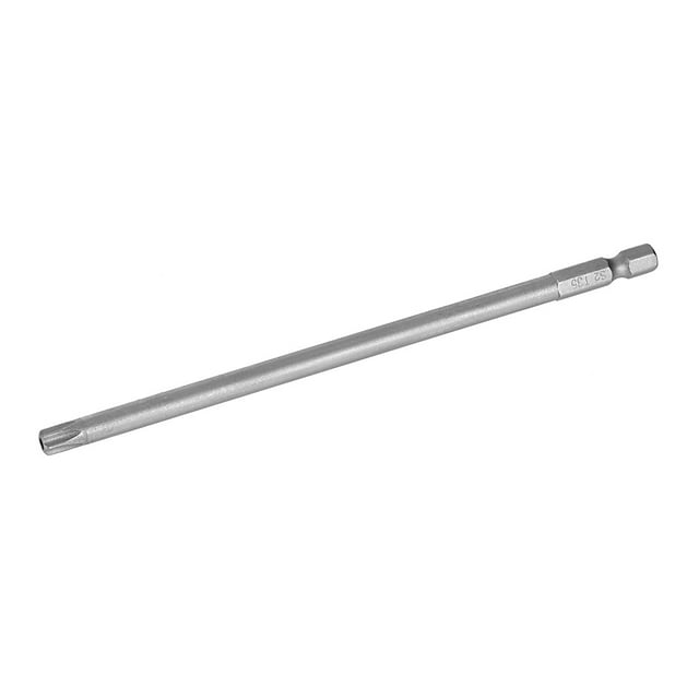 Brocas de destornillador Torx de vástago hexagonal de 1/4 pulgadas, longitud de 150 mm, TT35, destornillador de estrella de seguridad magnético, brocas S2