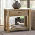 thumbnail image 2 of Grain Wood Furniture Montauk End Table, Solid Wood with a Driftwood Finish, 2 of 8