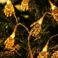 thumbnail image 1 of Guirlande Lumineuse d'Halloween 10 Pieds 20 LED Transparente en Forme de Main de Squelette Décorative, 1 of 8
