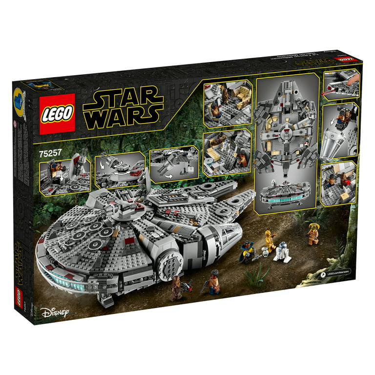LEGO Star Wars: The Rise of Skywalker Millennium Falcon 75257 Starship Model Building and Minifigures Pieces) - Walmart.com