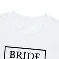 thumbnail image 5 of Bride Shirts for Women Bachelorette Party T-shirts Wedding Honeymoon Short Sleeve Bridal Gift Retro Graphic Tees, 5 of 6