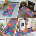 thumbnail image 5 of Colorful Runner Rug 2x6 FT,Non Slip Hallway Rugs,Ethnic Modern Abstract Watercolor Tie-Dye Washable Soft Floor Carpet Throw Runner Carpet Long Rugs for Entryway Kitchen Bedside Sliding Door, 5 of 8